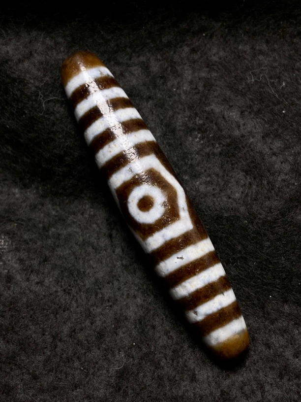 信缘藏古珠三眼珠珠体油润高油老料吊坠配饰颈饰质地细腻油润醇厚