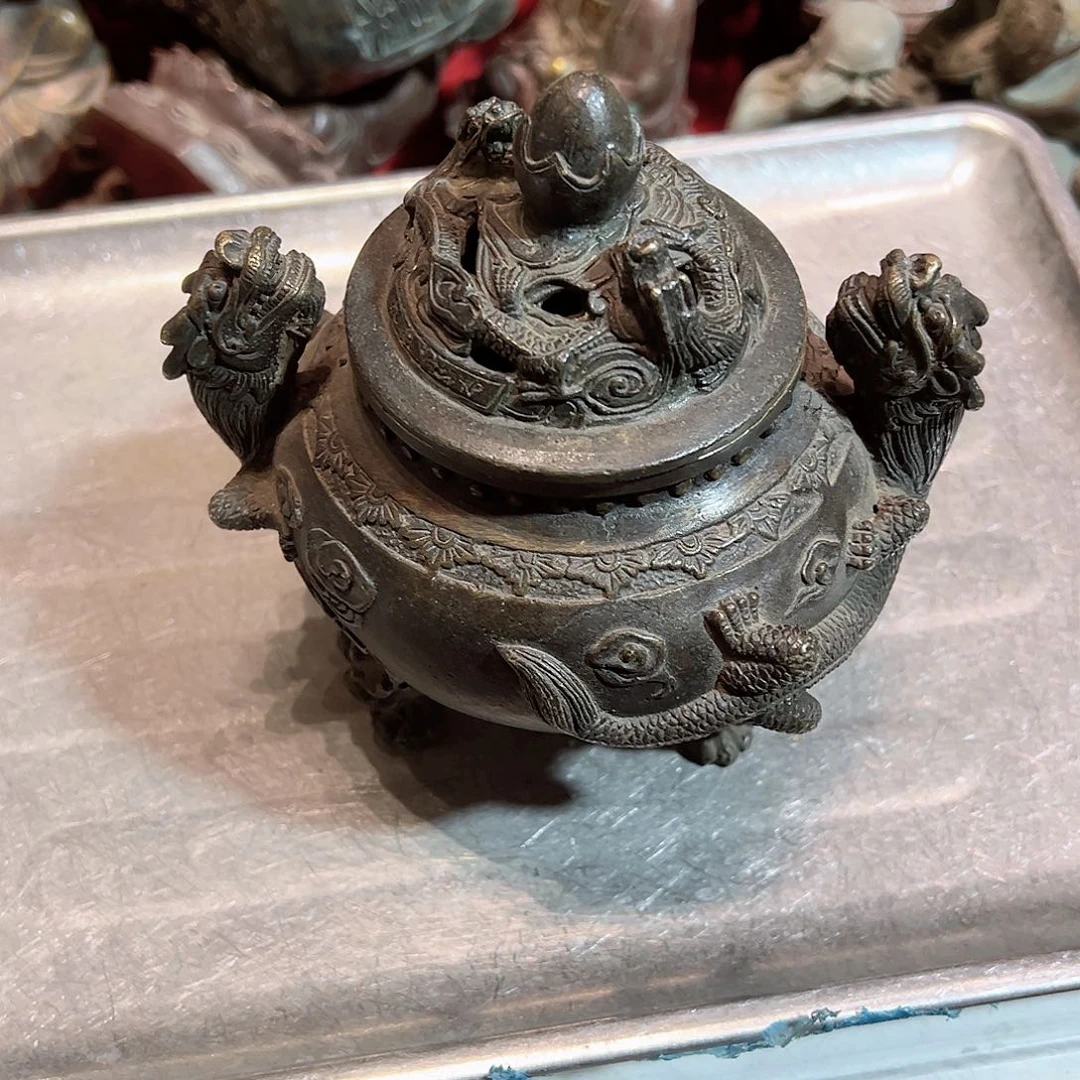 豆*黄铜摆件工艺品，