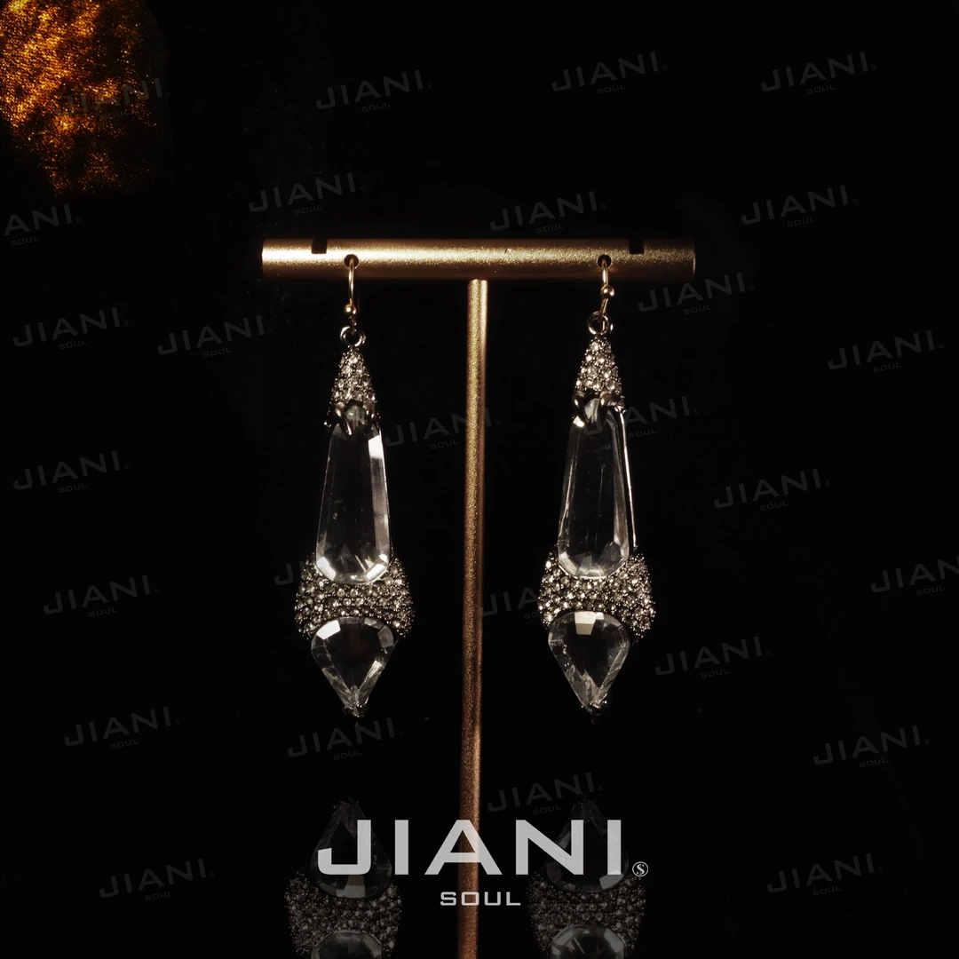 合金耳饰 JIANI【1889“丢失鞋子的灰姑娘”晶美让人屏息】耳饰