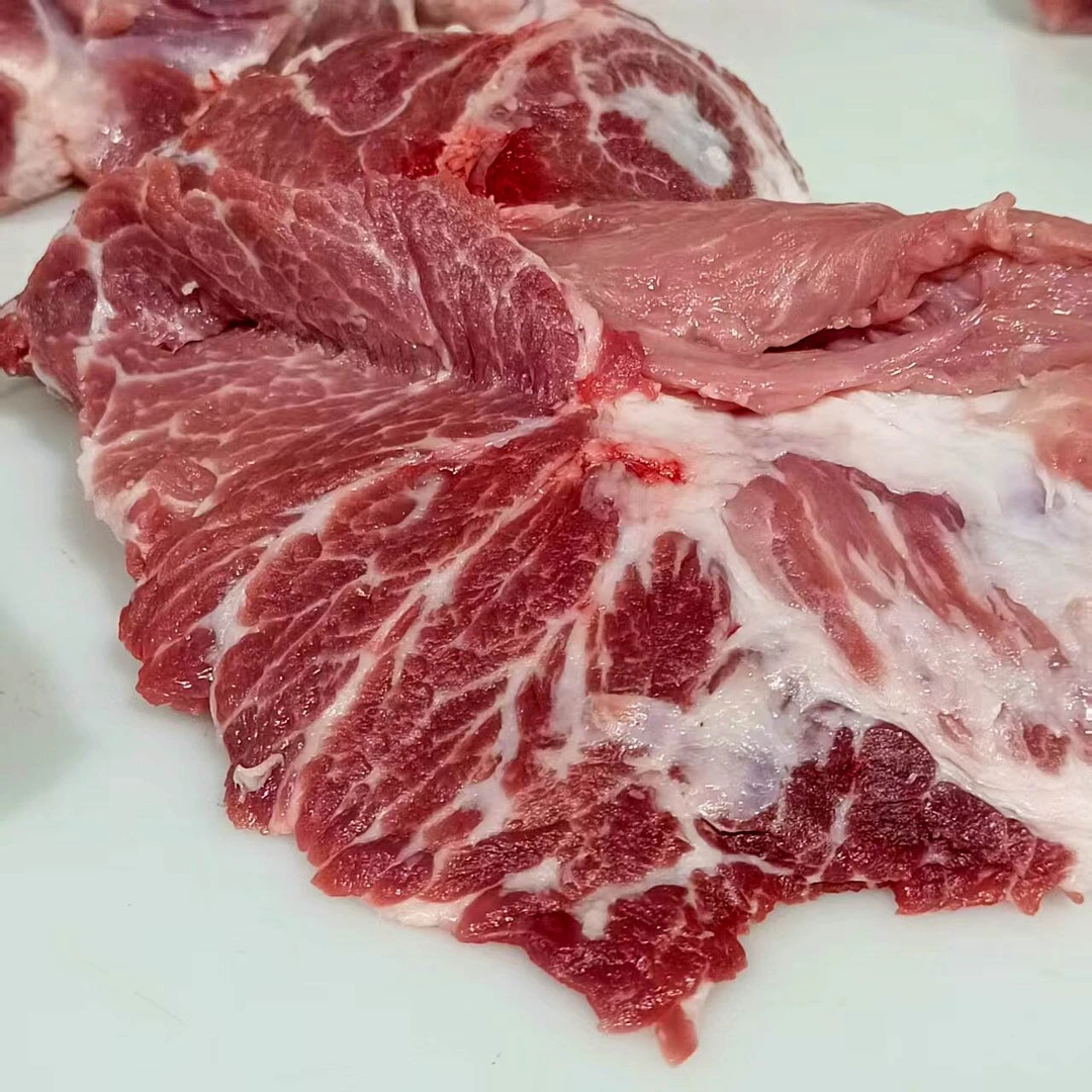 【顺丰】梅花肉4斤散养黑猪土猪梅花肉东北农家散养现杀1000g*2袋