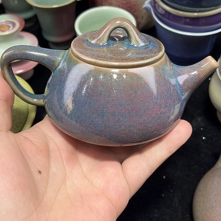 摆件陶钧窑茶器钧窑茶器