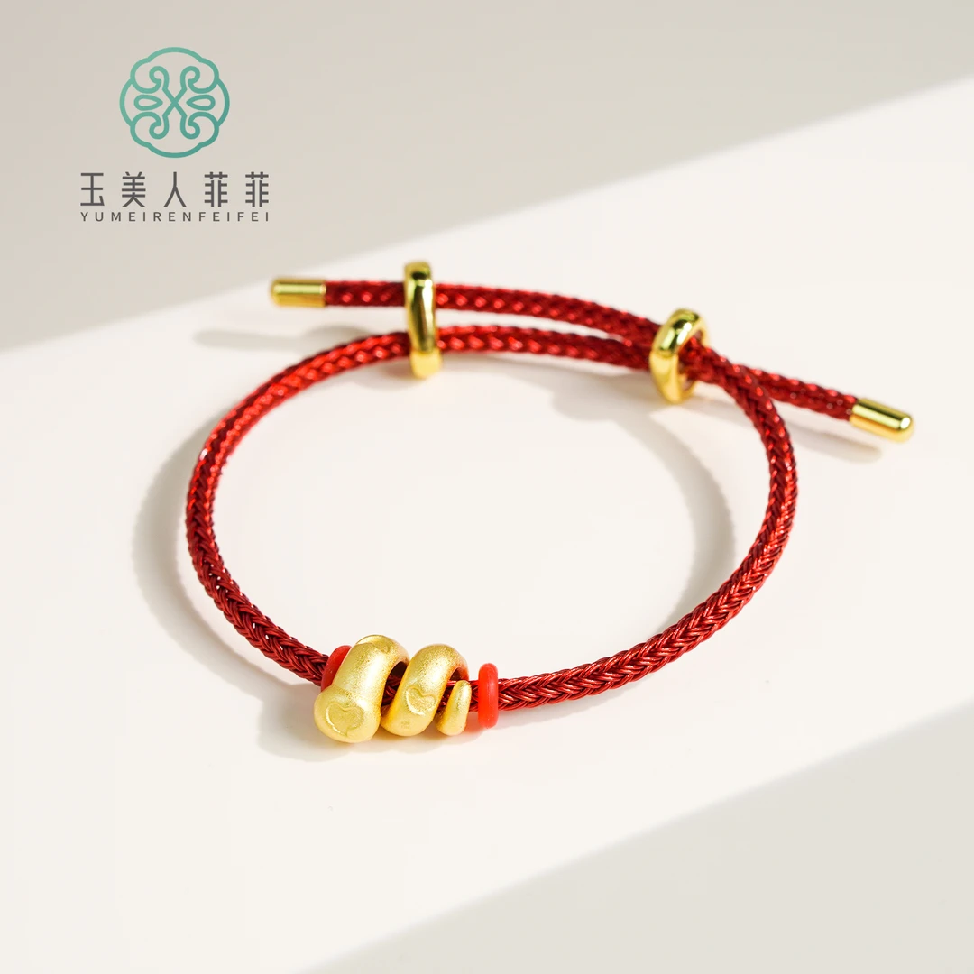 足银手链 菲菲珠宝好%足银卷卷蛇手绳