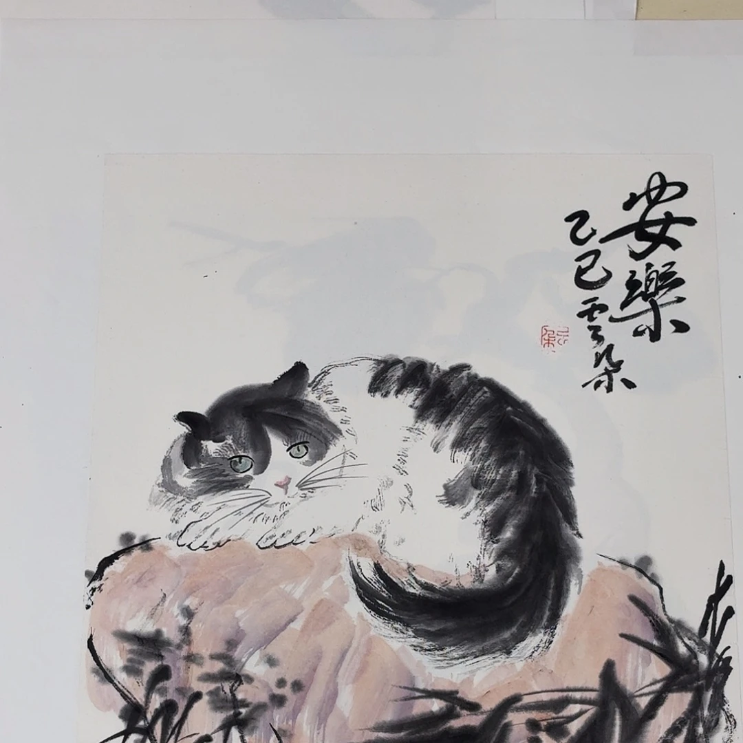 国画写意花鸟小品一张