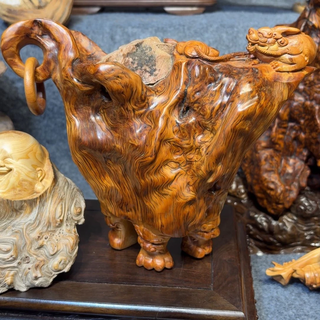 柏木行*崖柏雕刻鼎力