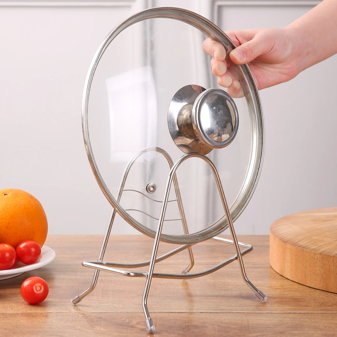 砧板放置架子厨房不锈钢菜墩沥水固定神器多功能台面锅盖菜板托架