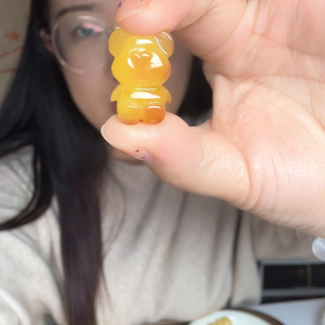 y***o猴头核桃吊坠小熊