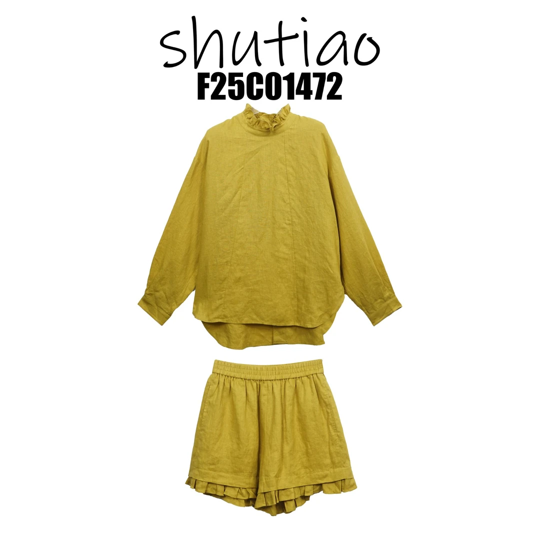 【SHUTIAO】2025夏季：新款小众设计款套装F25C01472