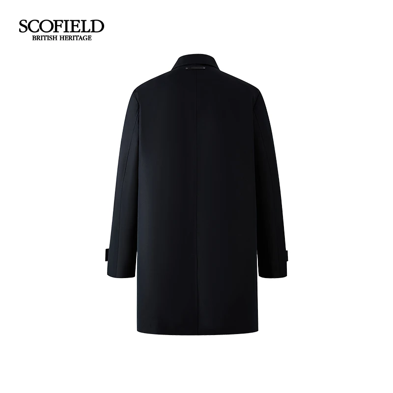 SCOFIELD男装25年秋季新款英伦风商务休闲纯色潮流风衣通勤外套