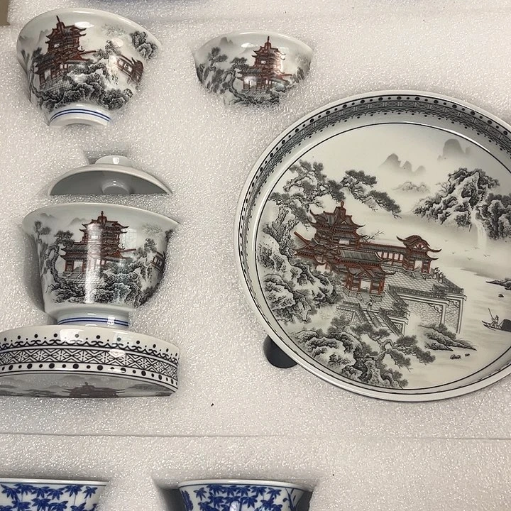 陶瓷景德镇高温陶瓷茶具套组自用款