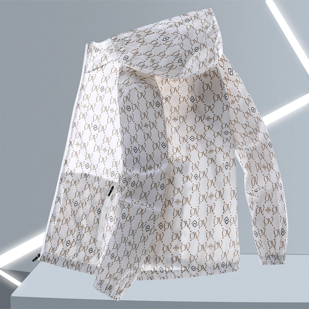 夏季潮牌户外皮肤衣防紫外线梭织外套透气大码冰丝薄款防晒服上衣