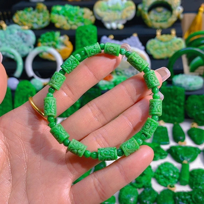 【闪购商品】翡翠颈饰未镶嵌手串