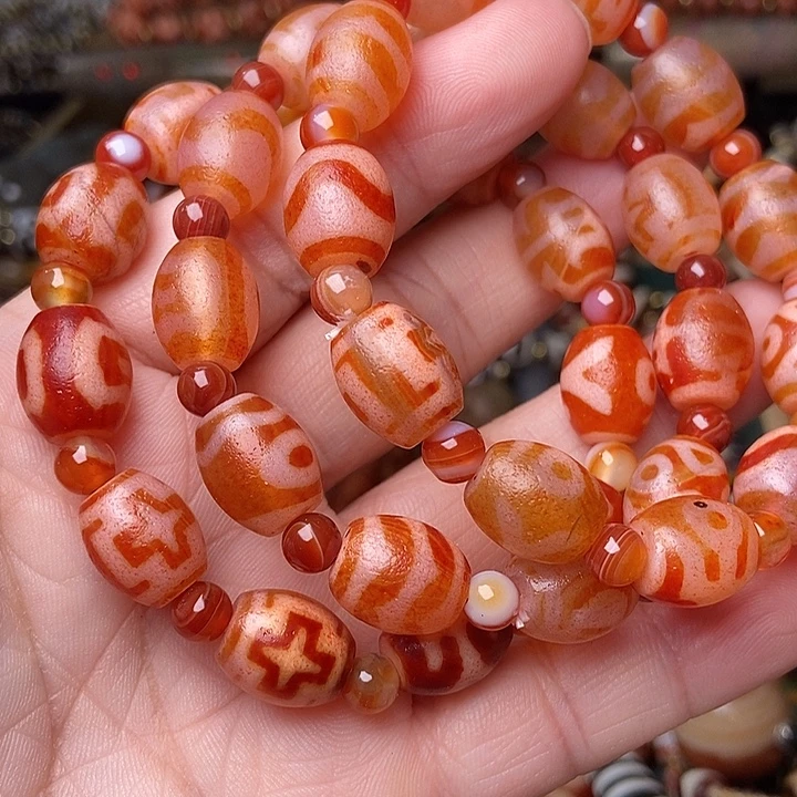 玛瑙/玉髓未镶嵌手链发一条