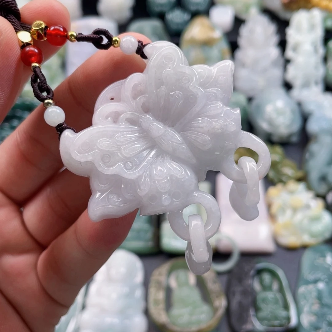 颈饰未镶嵌翡翠翡翠