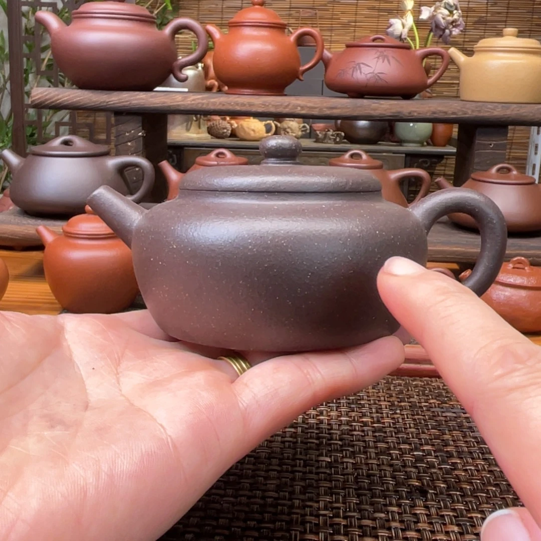 茶壶紫砂宜兴原矿紫砂手工制140