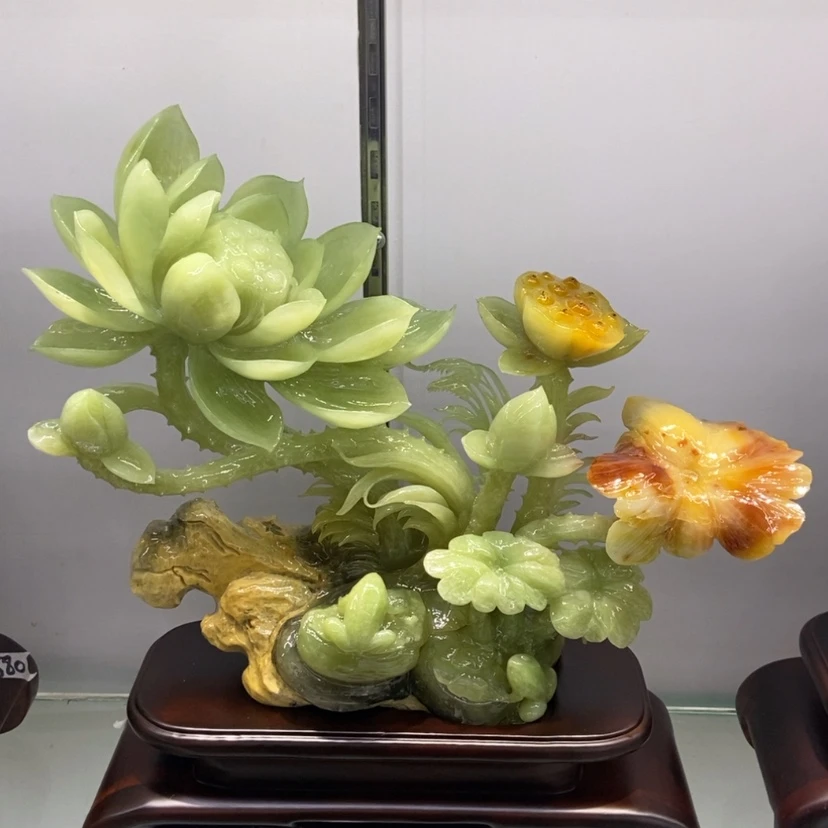 【闪购商品】未镶嵌蛇纹石玉（覆膜）珠宝奇石