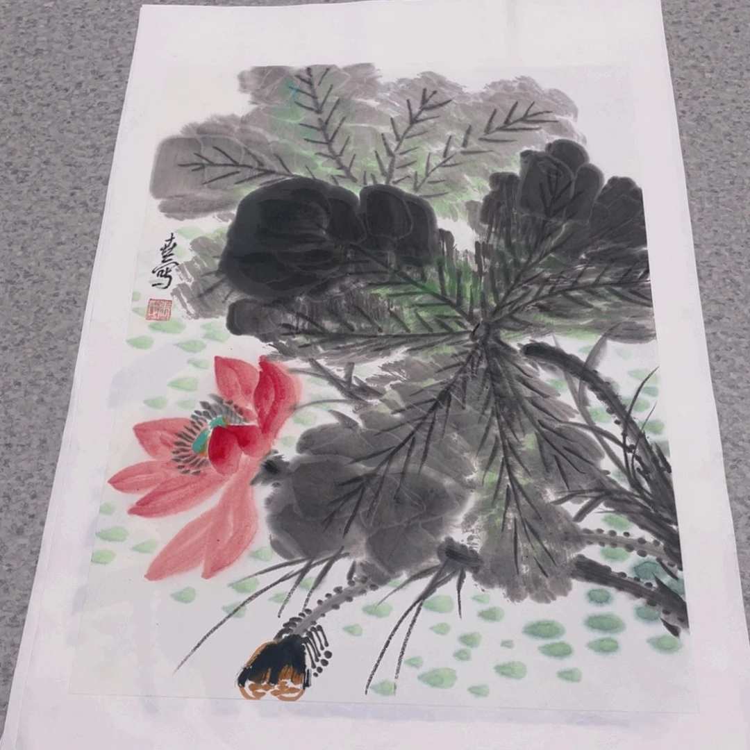 国画1.4平尺国画作品