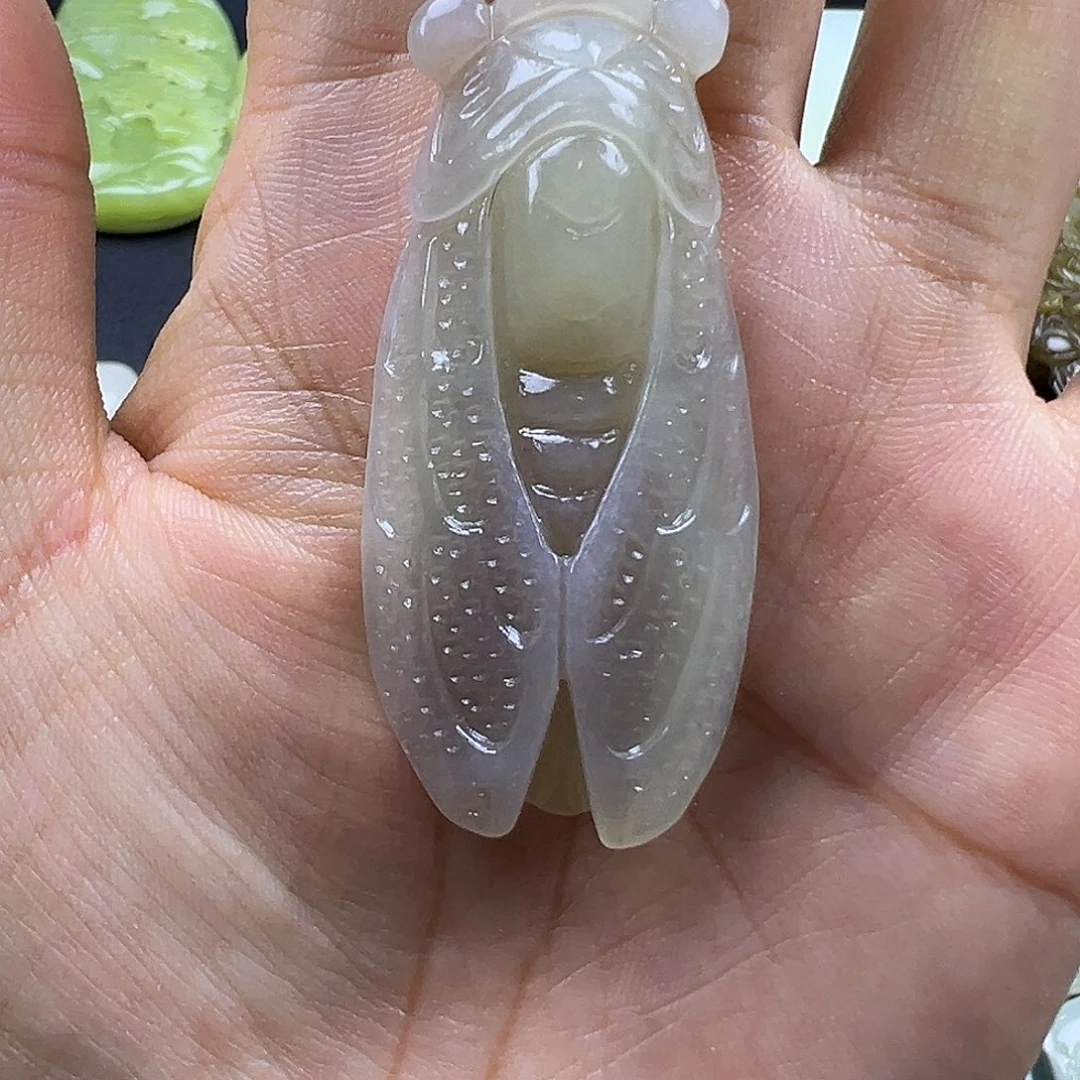 和田玉未镶嵌吊坠(不含链)