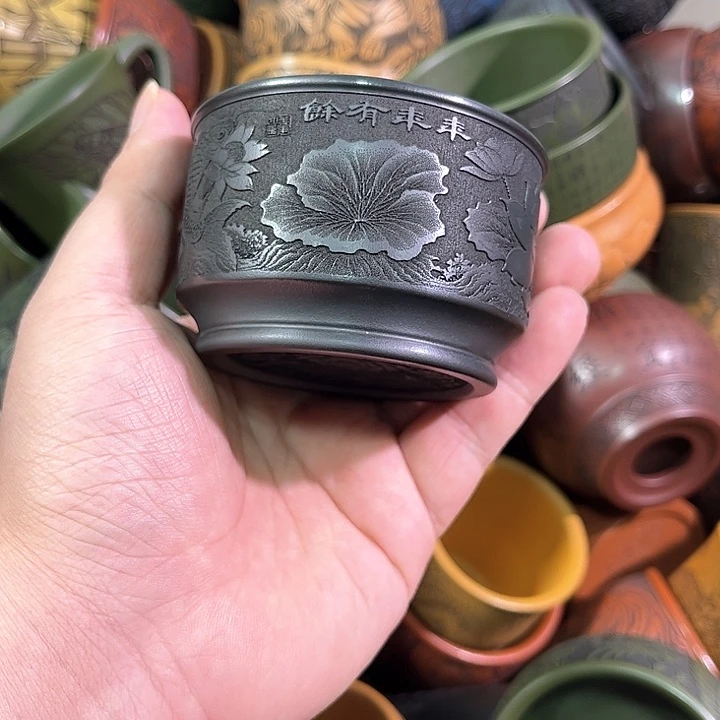 茶杯紫砂全手工紫砂主人杯