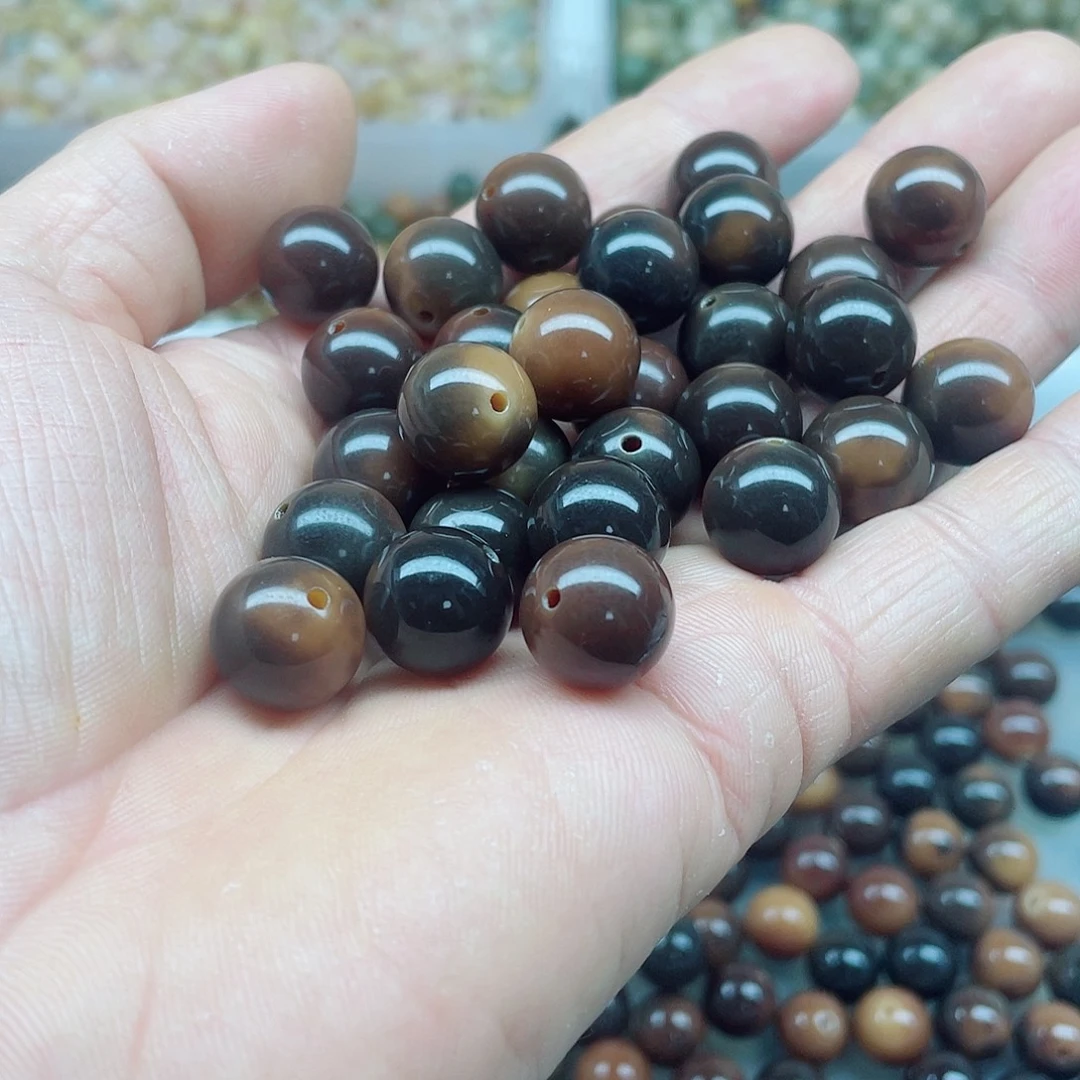 吊坠白玉菩提13.4精品虎皮纹50颗