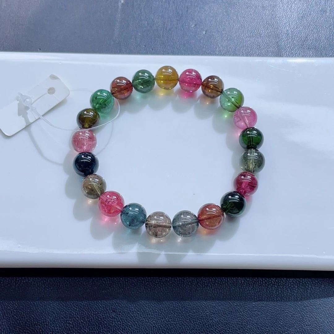 碧玺手链未镶嵌9.3mm左右