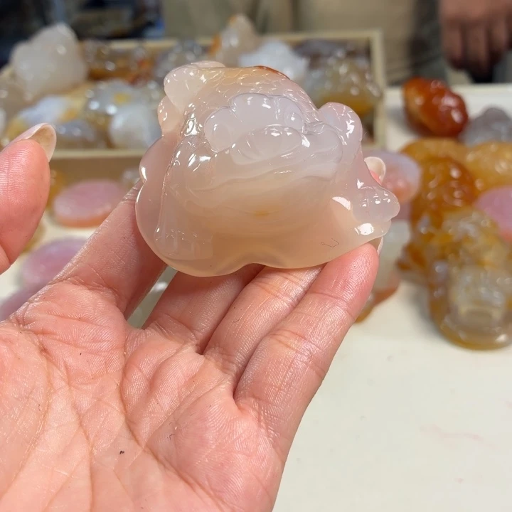 玛瑙/玉髓未镶嵌吊坠(不含链)