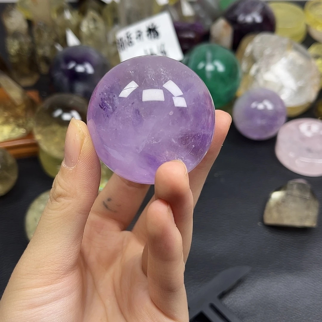 紫晶珠宝半成品未镶嵌113水晶石