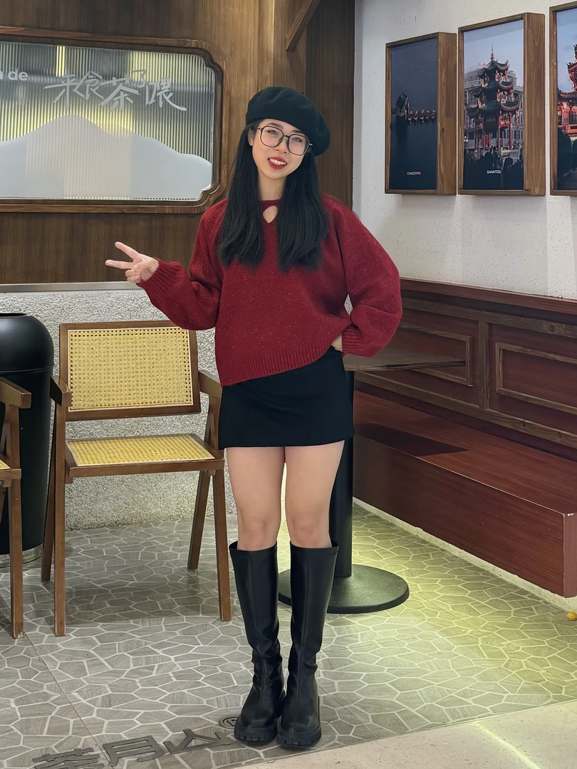 小个子罗罗【新年战衣毛衣】带金丝 细细闪闪真的超高级！显气色