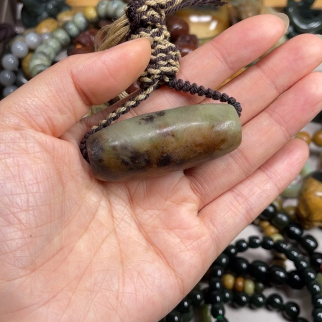 【闪购商品】岫岩河磨玉（透闪石质玉）未镶嵌挂件
