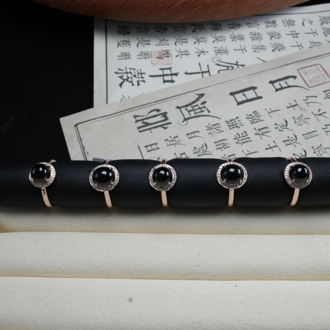 思懿珠宝 18k墨翠戒指-3680-HJ-多样性发一