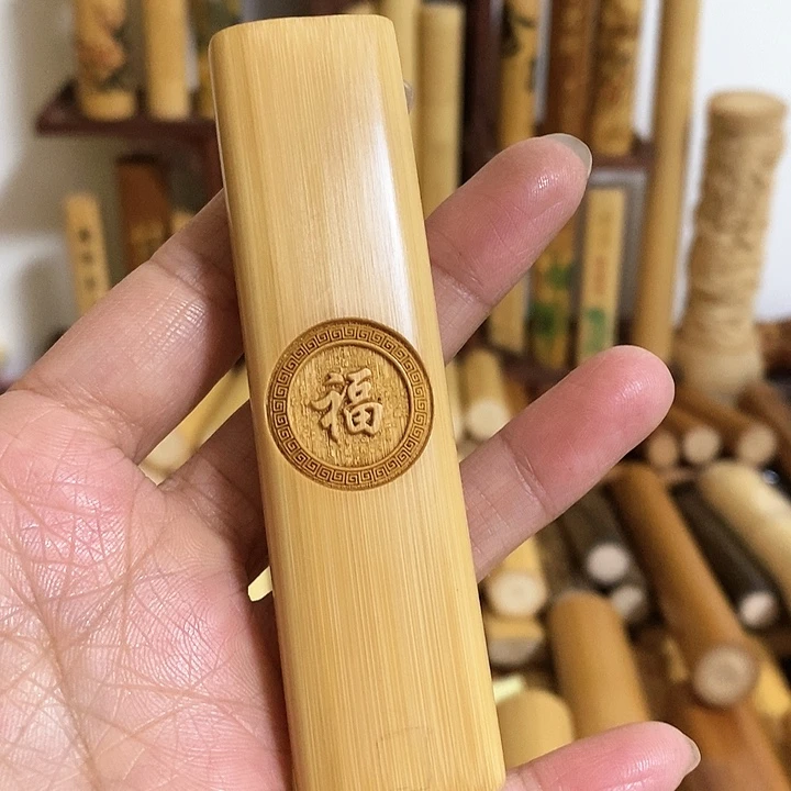 【闪购商品】竹埃*拉天然实心玉竹手把件