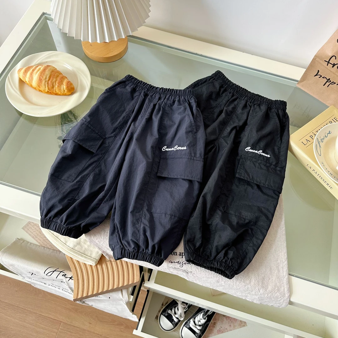 【断码清仓】CK257271橘止皮男童25春夏新品工装速干裤运动裤