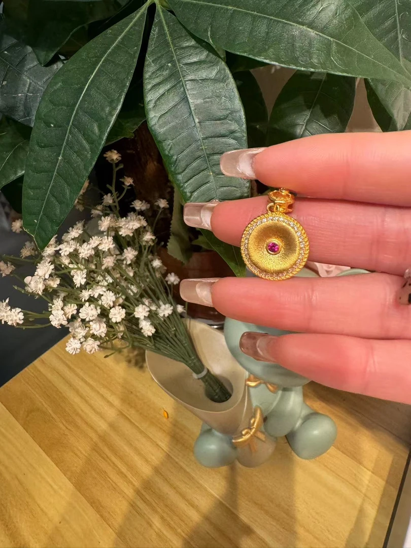 足金999吊坠   7.27克