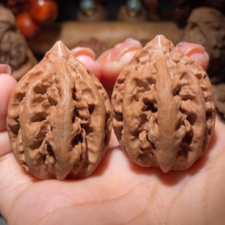 把件文玩核桃东北楸子小雪14