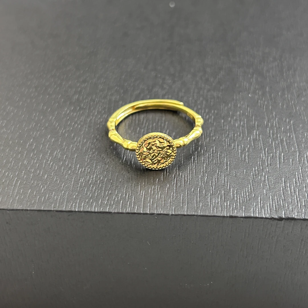 925银戒指 【店长专享】925银碎冰冰铆钉戒指YJZ335