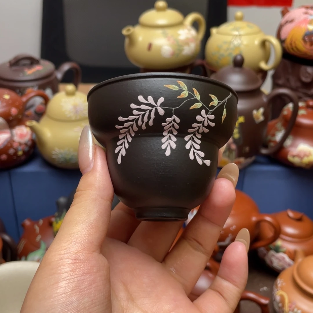 茶杯紫砂紫砂主人杯100cc