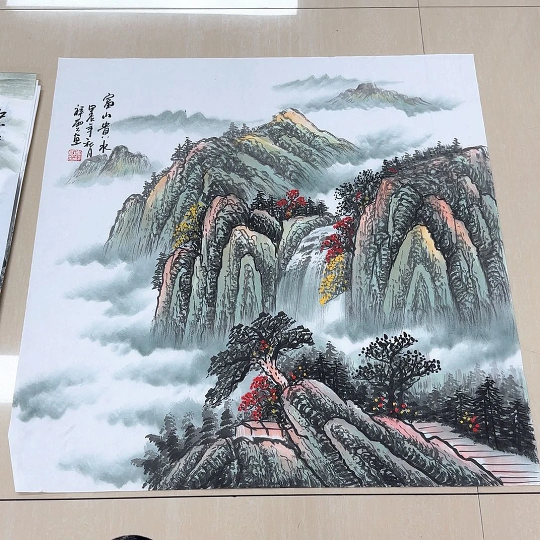 国画国画作品集一个