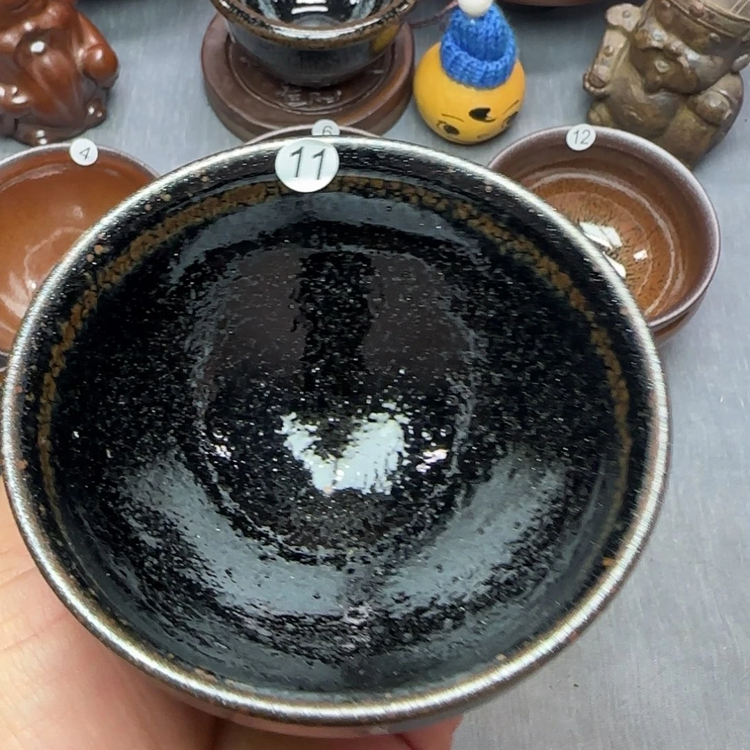 沙***洲茶盏印春堂柴烧建盏