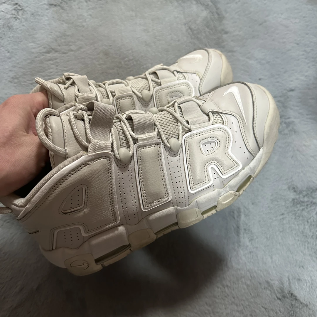 44码 Nike 皮蓬大air纯白 95新 鞋底磨损小 鞋面新 中古篮球鞋