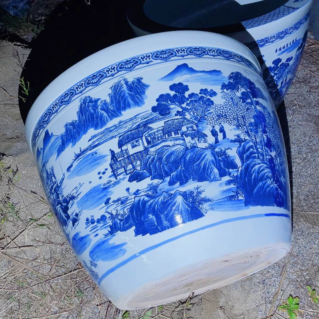 缸瓷器瓷器80高度55瓷器瓷器