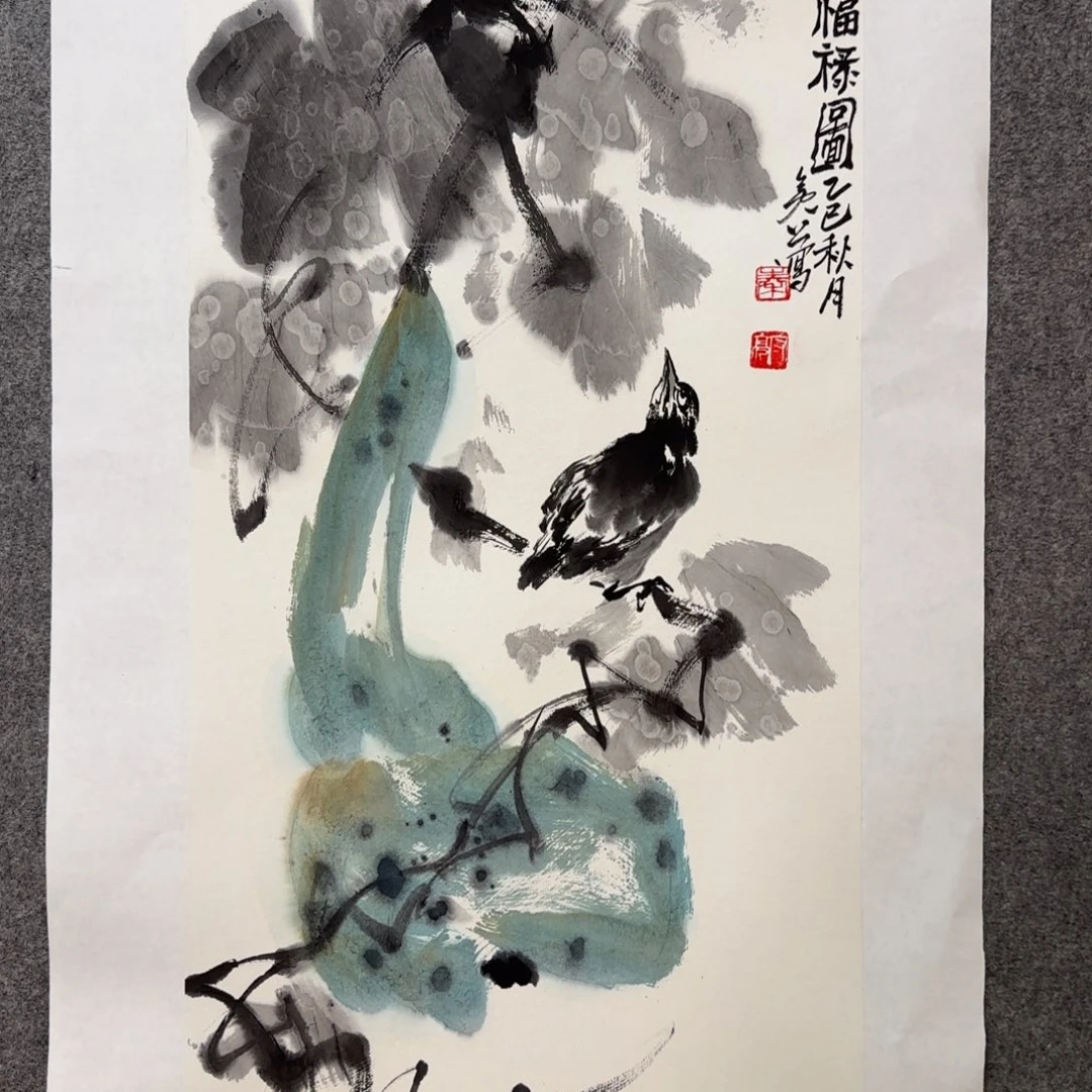 国画亮公老师手绘作品