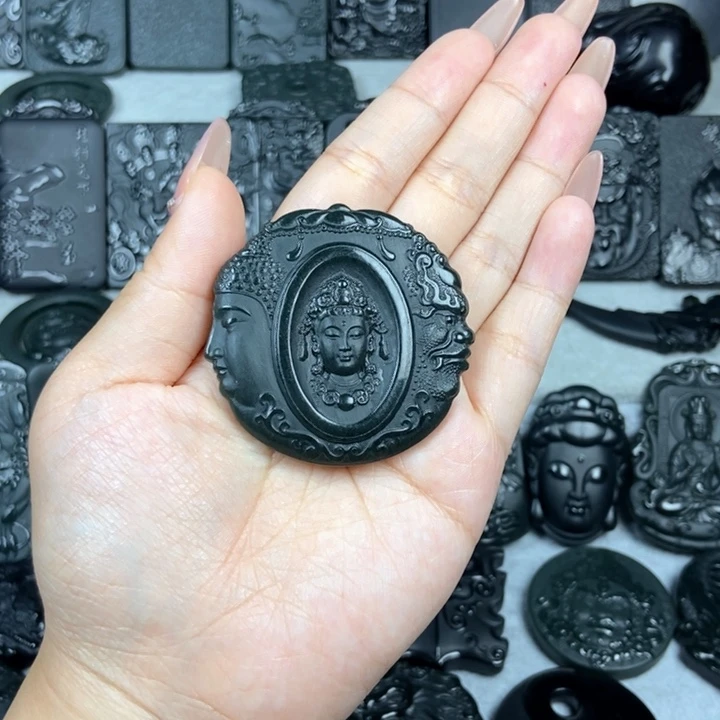 和田玉未镶嵌颈饰痞*