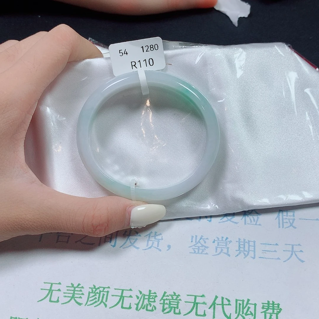 翡翠未镶嵌手镯翡翠手镯54
