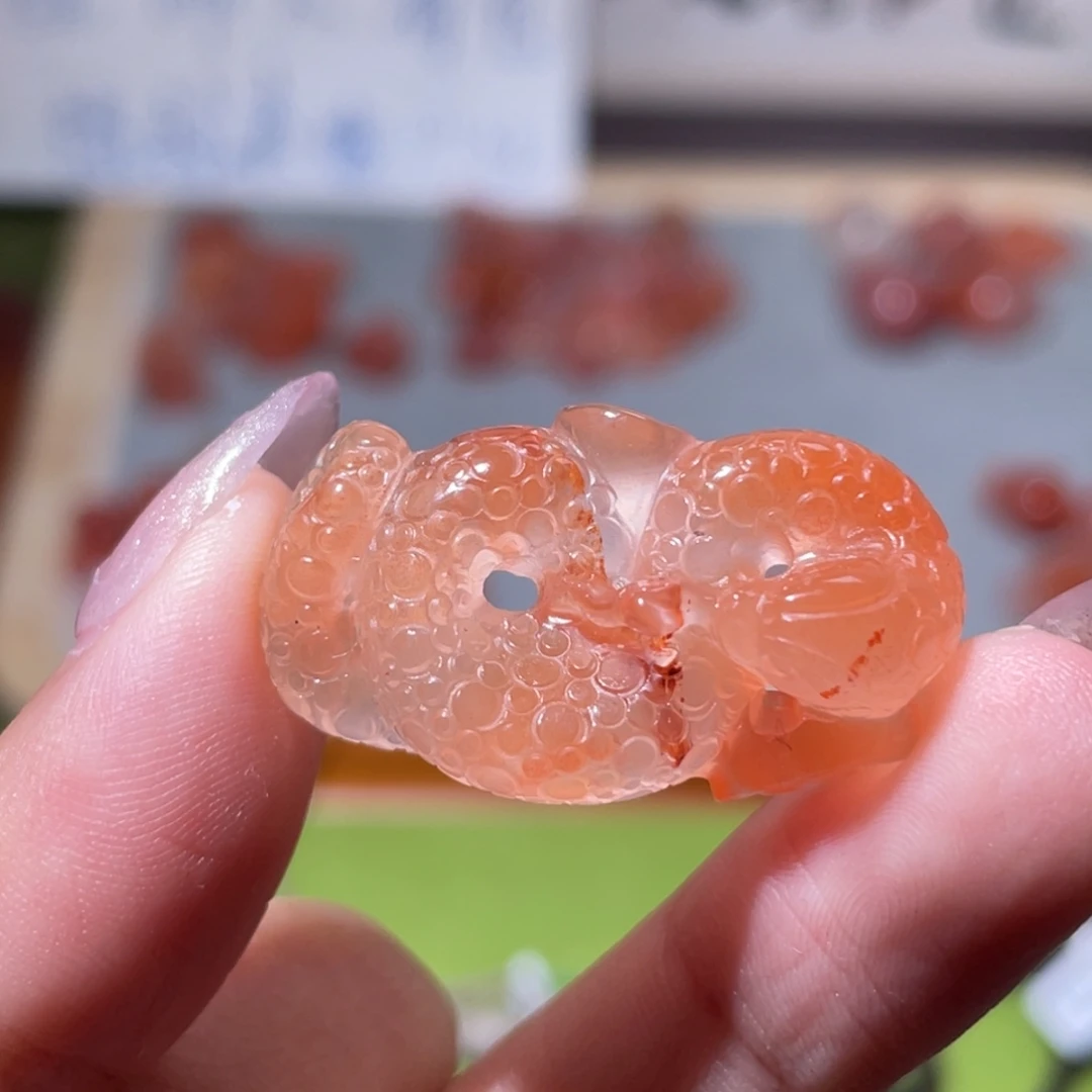 南红玛瑙未镶嵌挂件9471