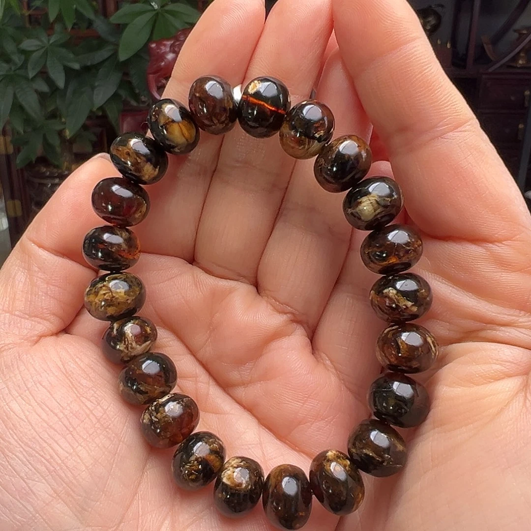 琥珀未镶嵌裸石抚顺琥珀10446十二