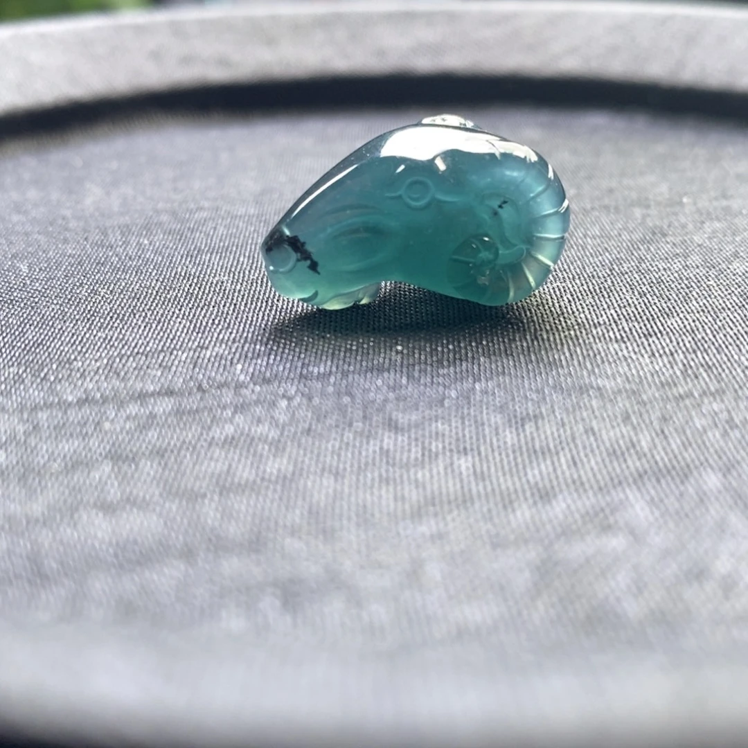 翡翠未镶嵌手链卡23羊头