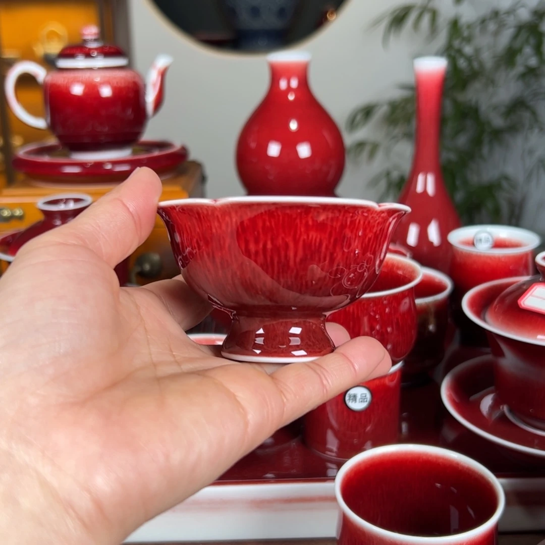 杯子景德镇原矿釉水杯