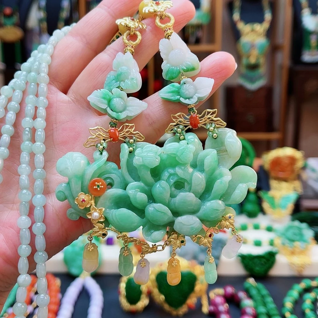 翡翠合金颈饰48小时鉴赏期