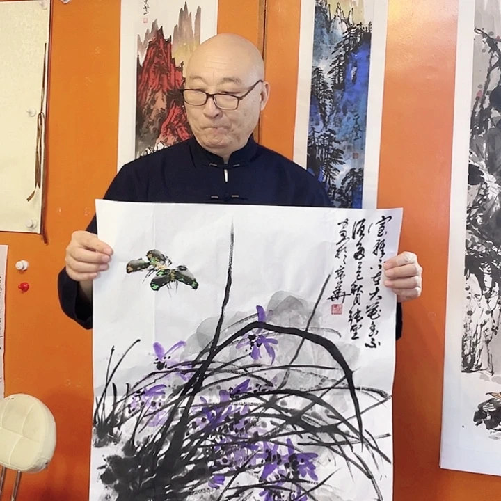 国画张圣敏先生纯手绘作品
