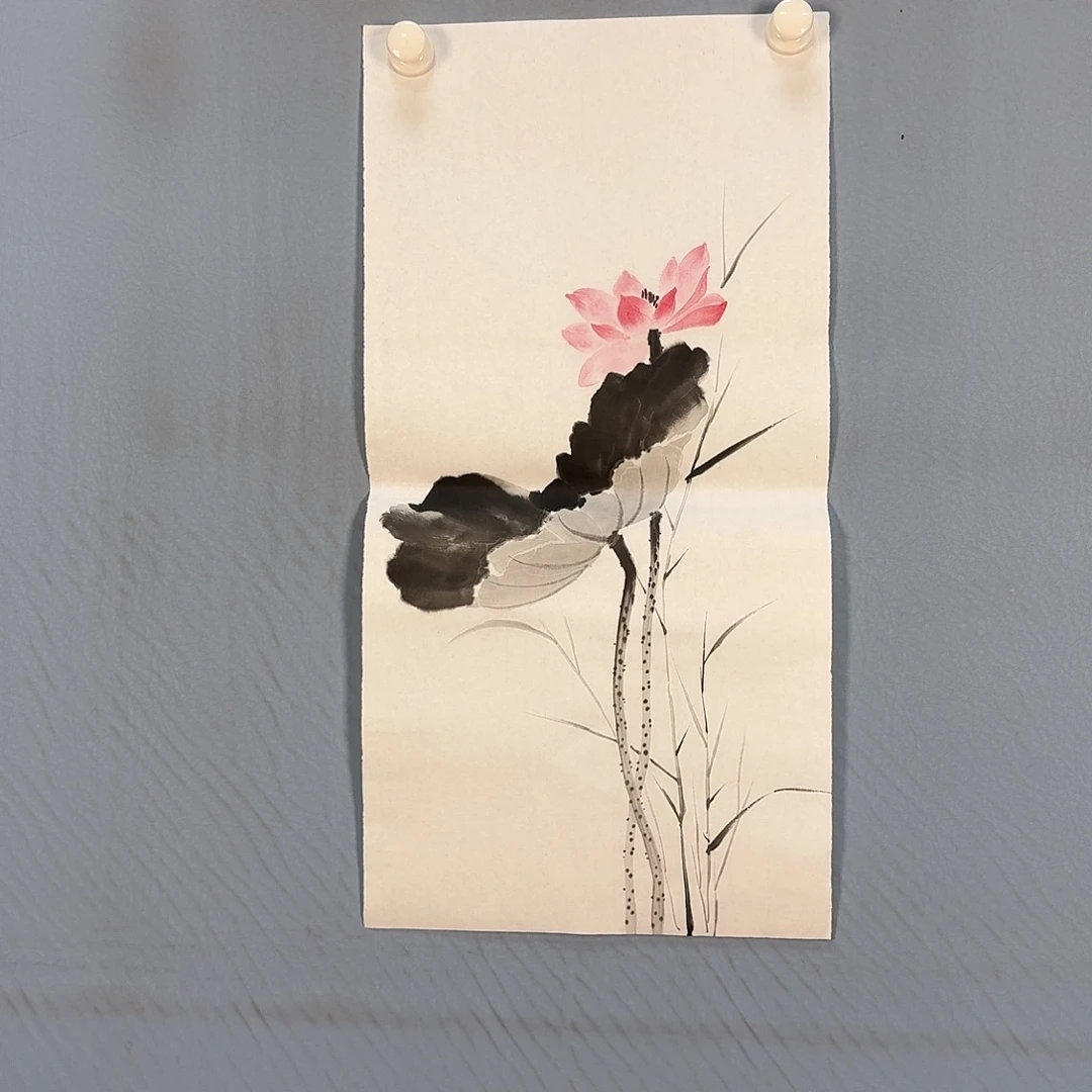 国画353 牡丹仙子和白月光