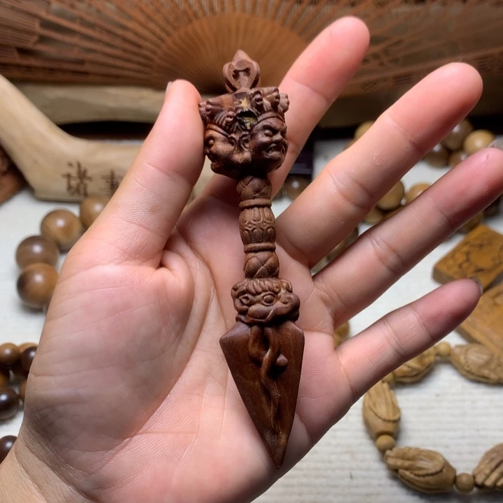 檀香木其他老山檀香金刚杵瑕疵